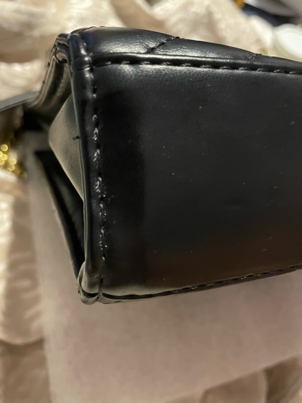 Authentic YSL Large Quilted Leather Envelope Chevron Chain Shoulder Bag 💎 - Picture 13 of 16
